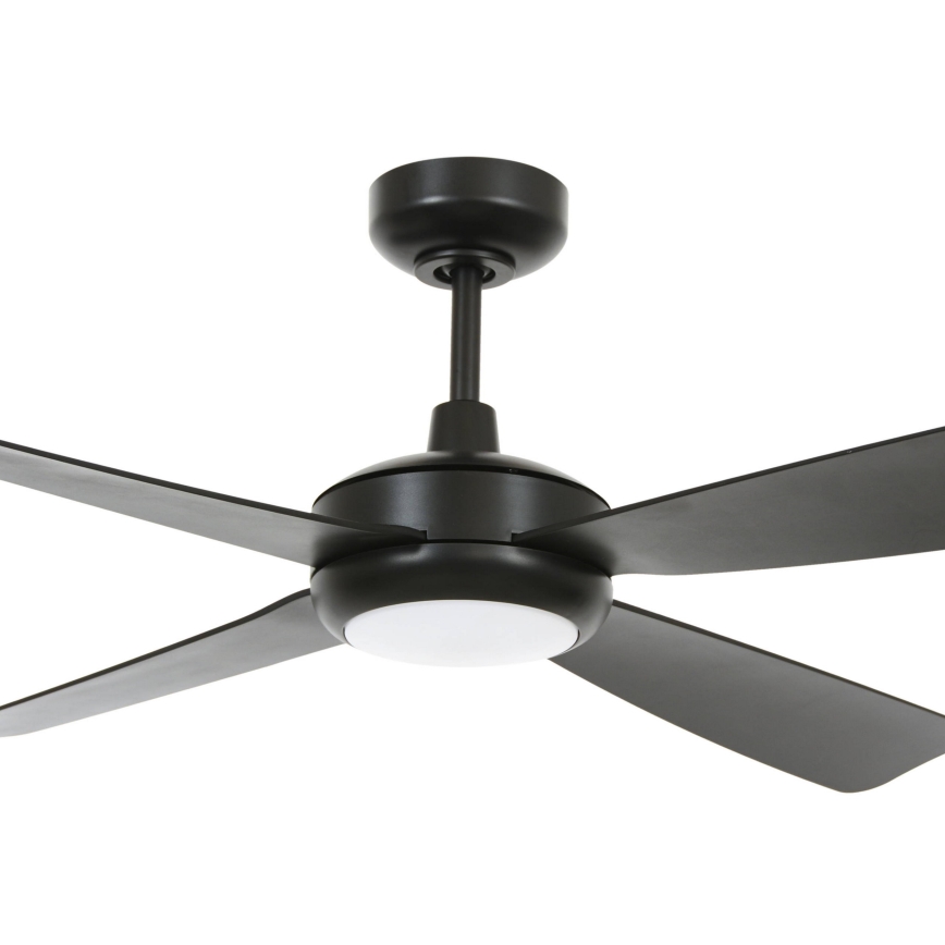 Lucci air 213303 - LED Dimbar takfläkt SLIPSTREAM 1xGX53/12W/230V svart+ fjärrkontroll