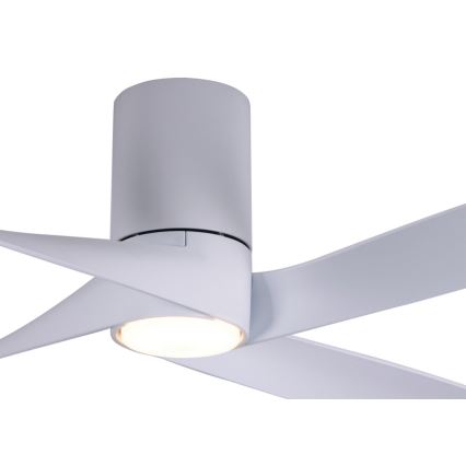 Lucci air 213350 - LED dimbar takfläkt RIVIERA 1xGX53/12W/230V vit + fjärrkontroll