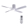 Lucci air 213350 - LED Dimbar takfläkt RIVIERA 1xGX53/12W/230V vit+ fjärrkontroll
