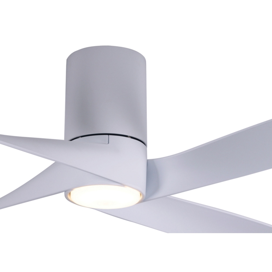 Lucci air 213350 - LED Dimbar takfläkt RIVIERA 1xGX53/12W/230V vit+ fjärrkontroll