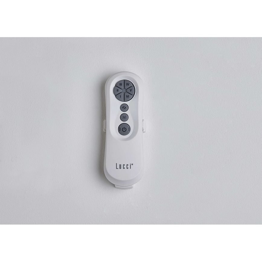 Lucci air 213350 - LED Dimbar takfläkt RIVIERA 1xGX53/12W/230V vit+ fjärrkontroll