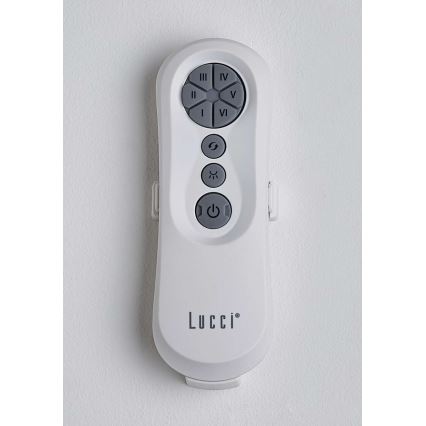 Lucci air 213351 - LED Dimbar fläkt RIVIERA 1xGX53/12W/230V svart+ fjärrkontroll