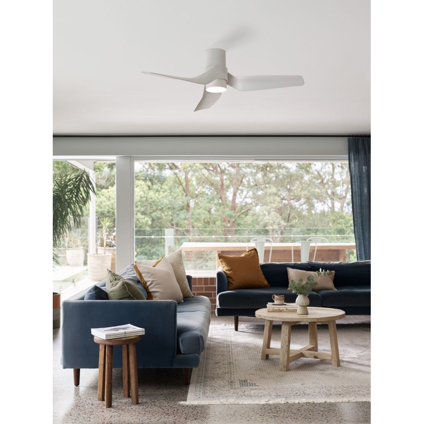 Lucci air 213353 - LED Dimbar takfläkt NAUTICA 1xGX53/12W/230V vit+ fjärrkontroll