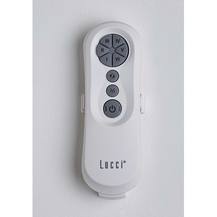 Lucci air 213353 - LED Dimbar takfläkt NAUTICA 1xGX53/12W/230V vit+ fjärrkontroll