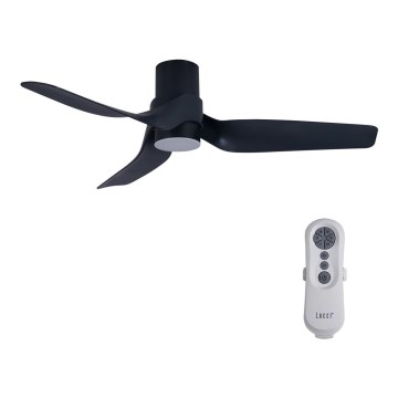 Lucci air 213354 - LED Dimbar fläkt NAUTICA 1xGX53/12W/230V svart+ fjärrkontroll