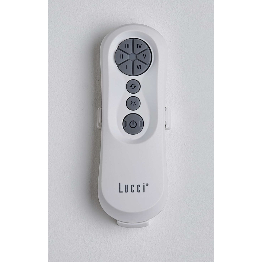 Lucci air 213354 - LED Dimbar fläkt NAUTICA 1xGX53/12W/230V svart+ fjärrkontroll