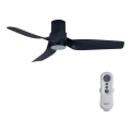 Lucci air 213354 - LED dimbar takfläkt NAUTICA 1xGX53/12W/230V svart + fjärrkontroll