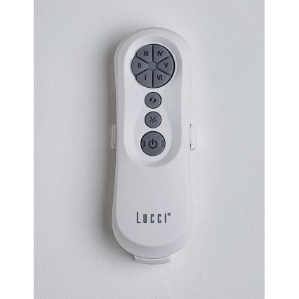 Lucci air 213355-LED Dimbar takfläkt NAUTICA 1xGX53/12W/230V brun/skinande krom + fjärrkontroll
