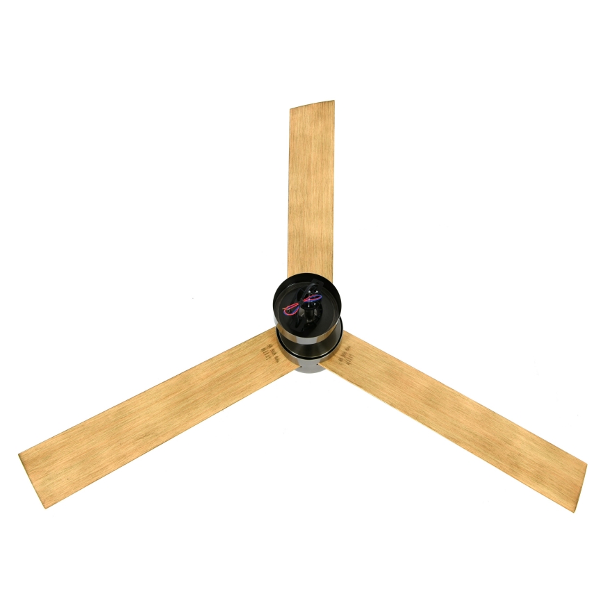 Lucci air 21610449 - LED Dimbar takfläkt CLIMATE 1xGX53/12W/230V brun/skinande krom + fjärrkontroll