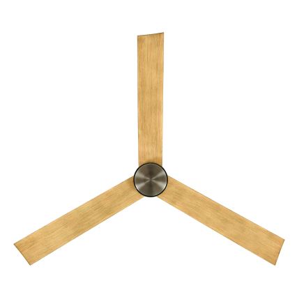 Lucci air 21610449 - LED Dimbar takfläkt CLIMATE 1xGX53/12W/230V brun/skinande krom + fjärrkontroll