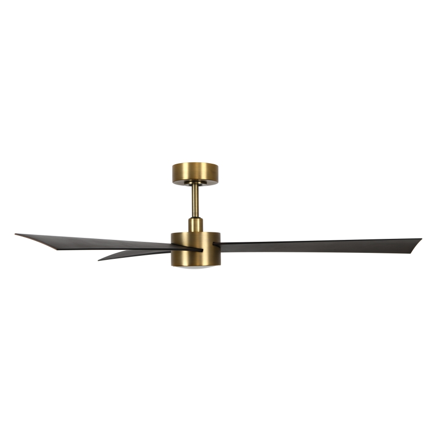 Lucci air 21610549- LED Dimbar takfläkt CLIMATE 1xGX53/12W/230V wenge/guld + fjärrkontroll