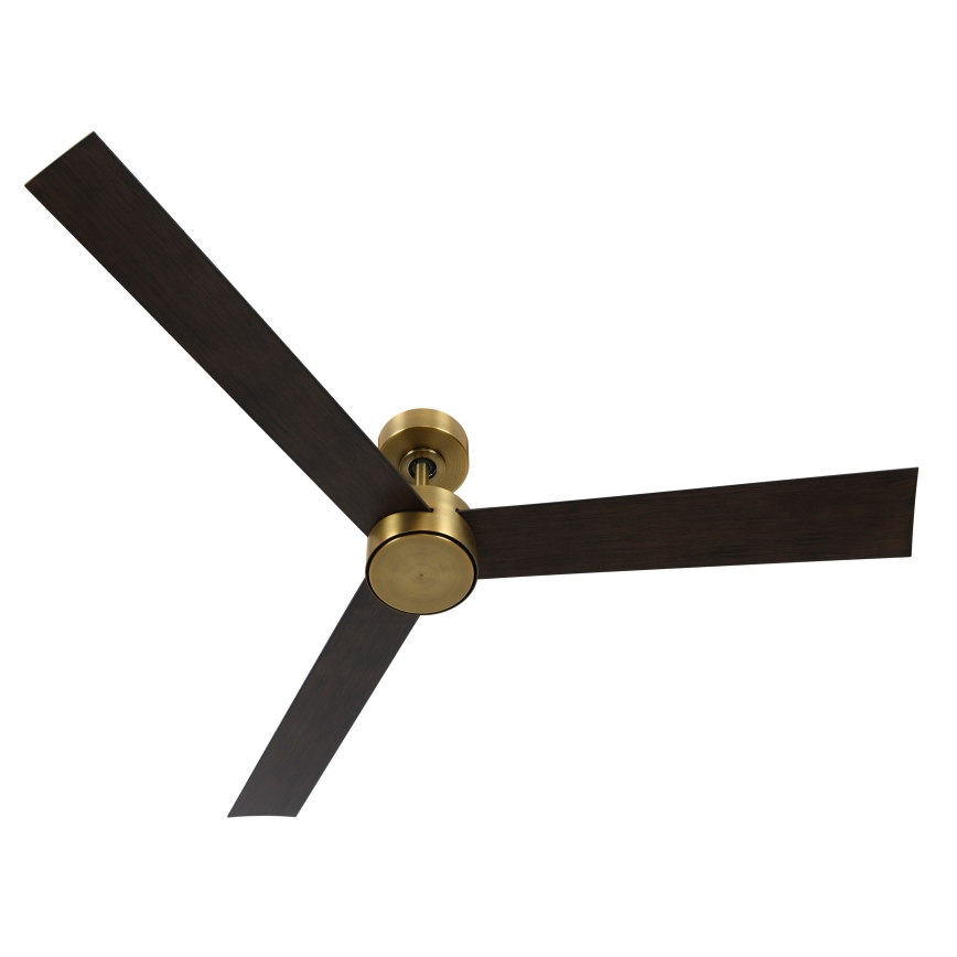 Lucci air 21610549- LED Dimbar takfläkt CLIMATE 1xGX53/12W/230V wenge/guld + fjärrkontroll