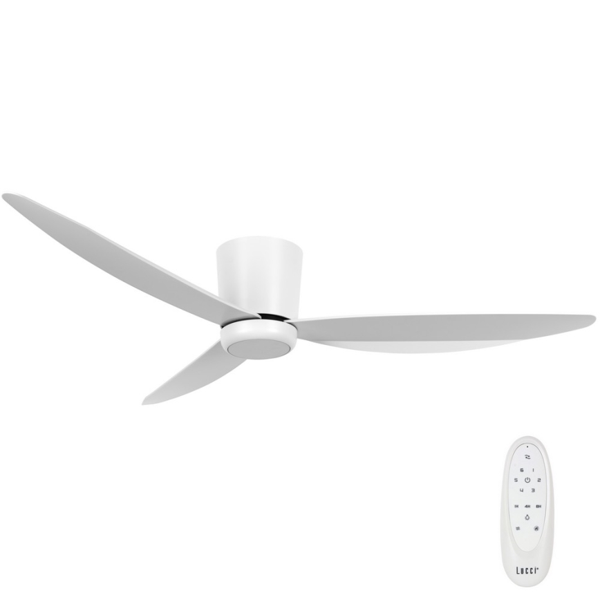 Lucci air 21610649 - LED Dimbar takfläkt ARRAY 1xGX53/12W/230V vit + fjärrkontroll