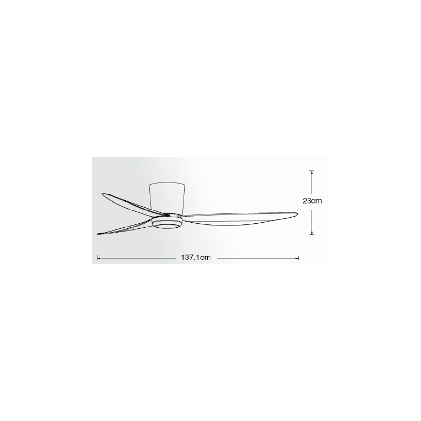 Lucci air 21610649 - LED Dimbar takfläkt ARRAY 1xGX53/12W/230V vit + fjärrkontroll