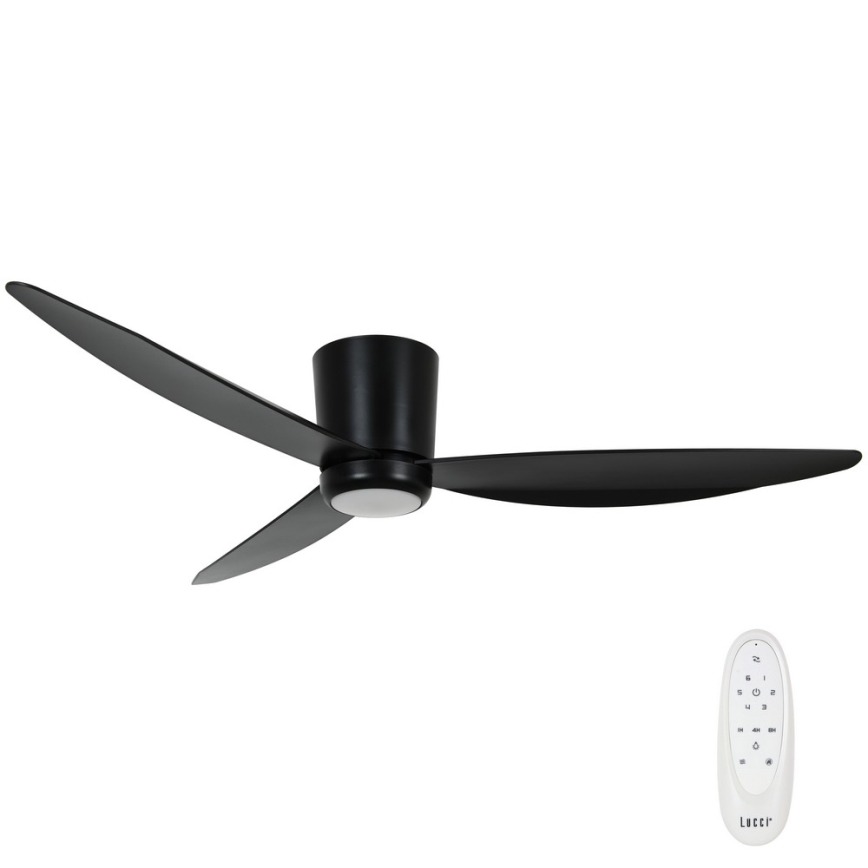 Lucci air 21610749 - LED Dimbar takfläkt ARRAY 1xGX53/12W/230V svart + fjärrkontroll