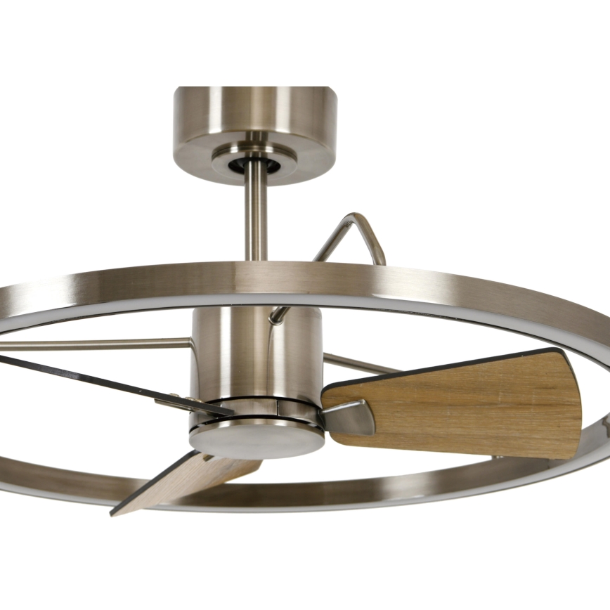 Lucci air 21611749 - LED Dimbar takfläkt CESSNA LED/36W/230V 3000/4000/5000K matt krom + fjärrkontroll