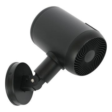Lucci Air 21612649 - Väggfläkt JET 32W/230V svart + fjärrkontroll