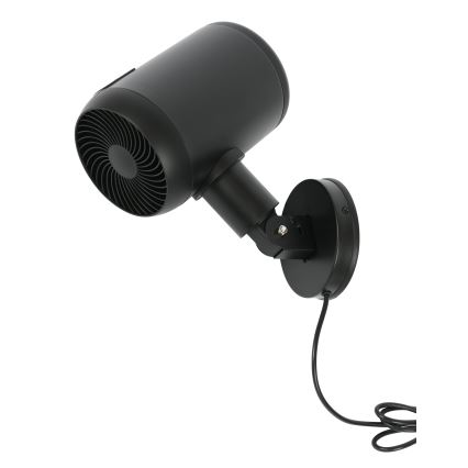 Lucci Air 21612649 - Väggfläkt JET 32W/230V svart + fjärrkontroll