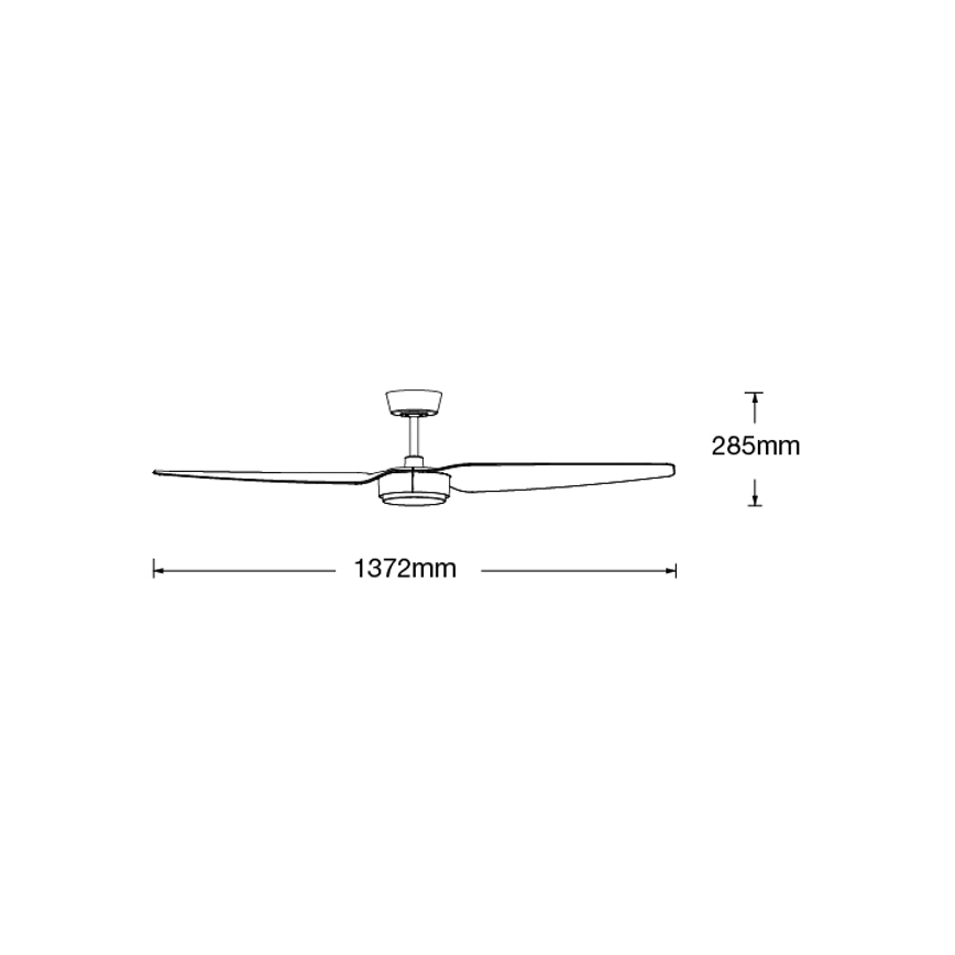 Lucci air 21615449 - Takfläkt CONDOR svart + fjärrkontroll