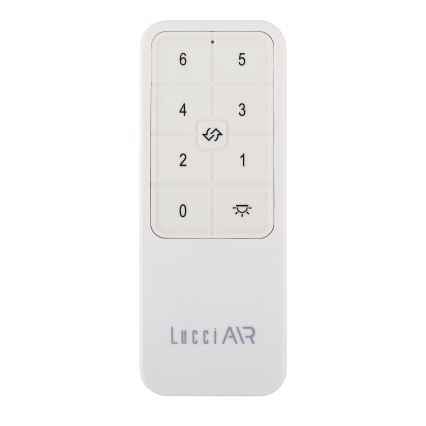 Lucci air 21616249 - Takfläkt POLIS IP55 vit + fjärrkontroll
