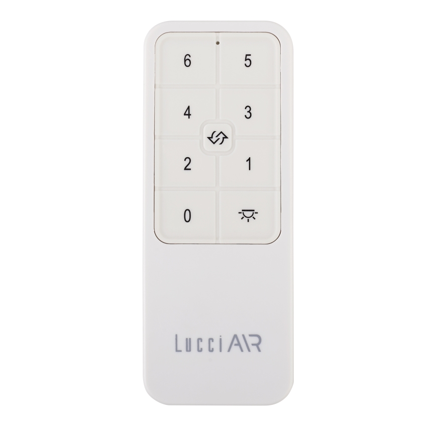 Lucci air 21616249 - Takfläkt POLIS IP55 vit + fjärrkontroll
