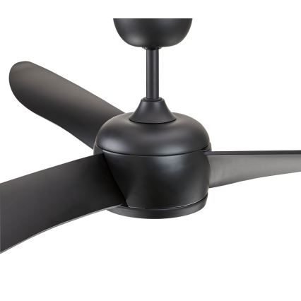 Lucci air 512910 - LED takfläkt AIRFUSION NORDIC LED/20W/230V svart + fjärrkontroll