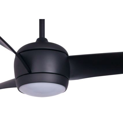 Lucci air 512910 - LED takfläkt AIRFUSION NORDIC LED/20W/230V svart + fjärrkontroll