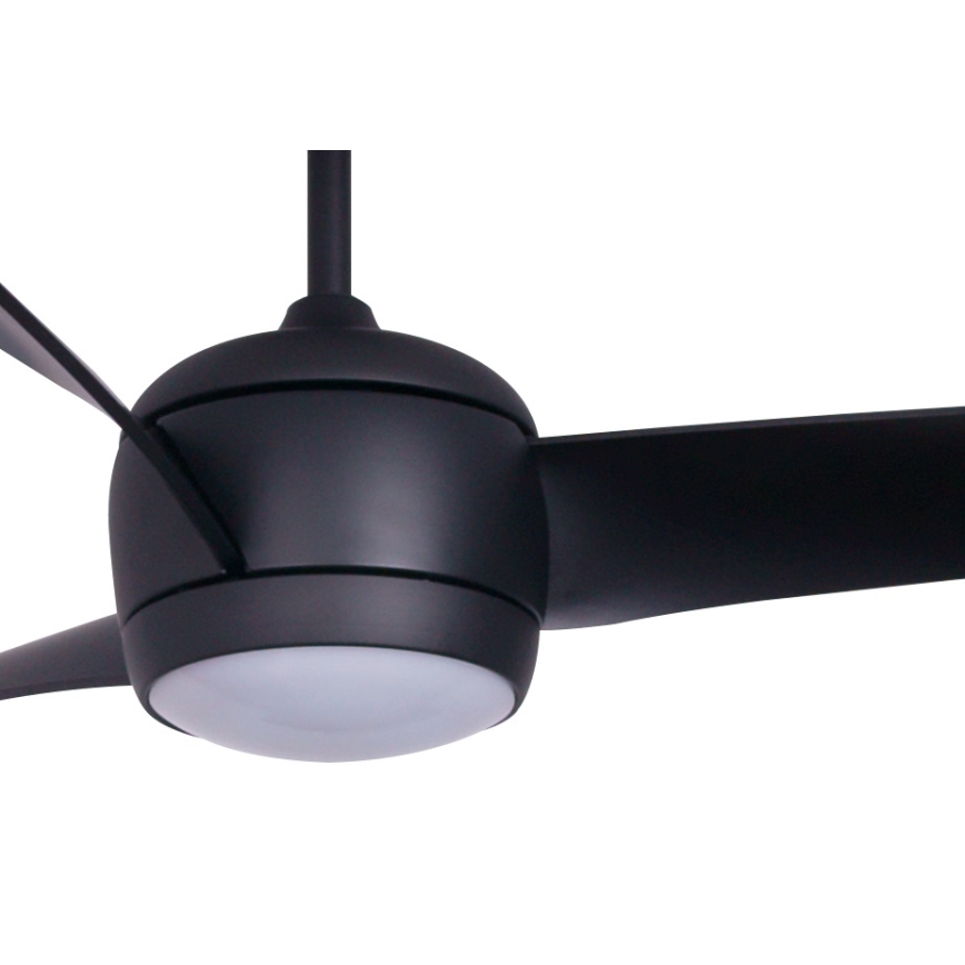 Lucci air 512910 - LED takfläkt AIRFUSION NORDIC LED/20W/230V svart + fjärrkontroll