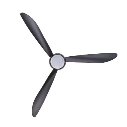 Lucci air 512910 - LED takfläkt AIRFUSION NORDIC LED/20W/230V svart + fjärrkontroll
