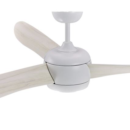 Lucci air 512911 - LED takfläkt AIRFUSION NORDIC LED/20W/230V trä/vit + fjärrkontroll