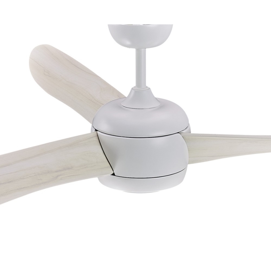 Lucci air 512911 - LED takfläkt AIRFUSION NORDIC LED/20W/230V trä/vit + fjärrkontroll