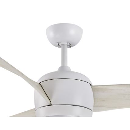 Lucci air 512911 - LED takfläkt AIRFUSION NORDIC LED/20W/230V trä/vit + fjärrkontroll