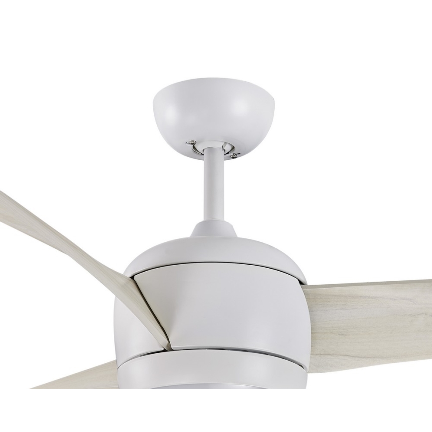 Lucci air 512911 - LED takfläkt AIRFUSION NORDIC LED/20W/230V trä/vit + fjärrkontroll