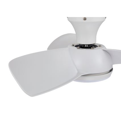 Lucci air 513071 - LED Dimbar takfläkt SYROS LED/18W/230V 3000/4000/6000K vit + fjärrkontroll