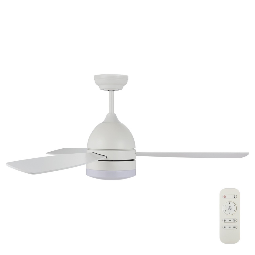Lucci air 513075 - LED takfläkt VECTOR LED/25W/230V 3000/4200/6500K vit + fjärrkontroll