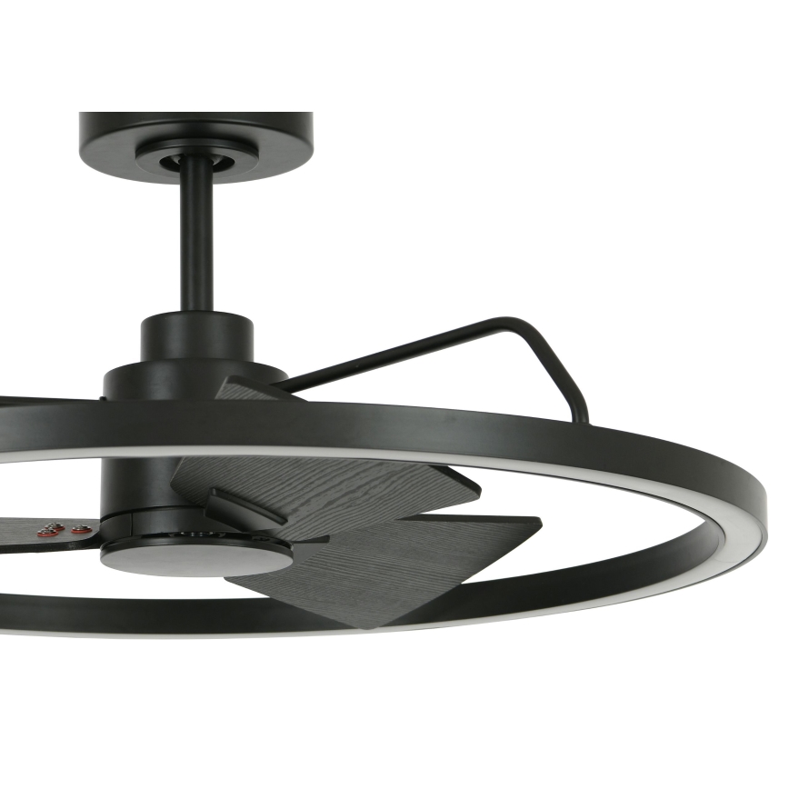Lucci Air 516124 - LED Dimbar takfläkt CESSNA LED/36W/230V 3000/4000/5000K svart + fjärrkontroll