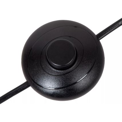 Lucide 09739/02/30 - Golvlampa CLUBS 2xGU10/40W/230V svart