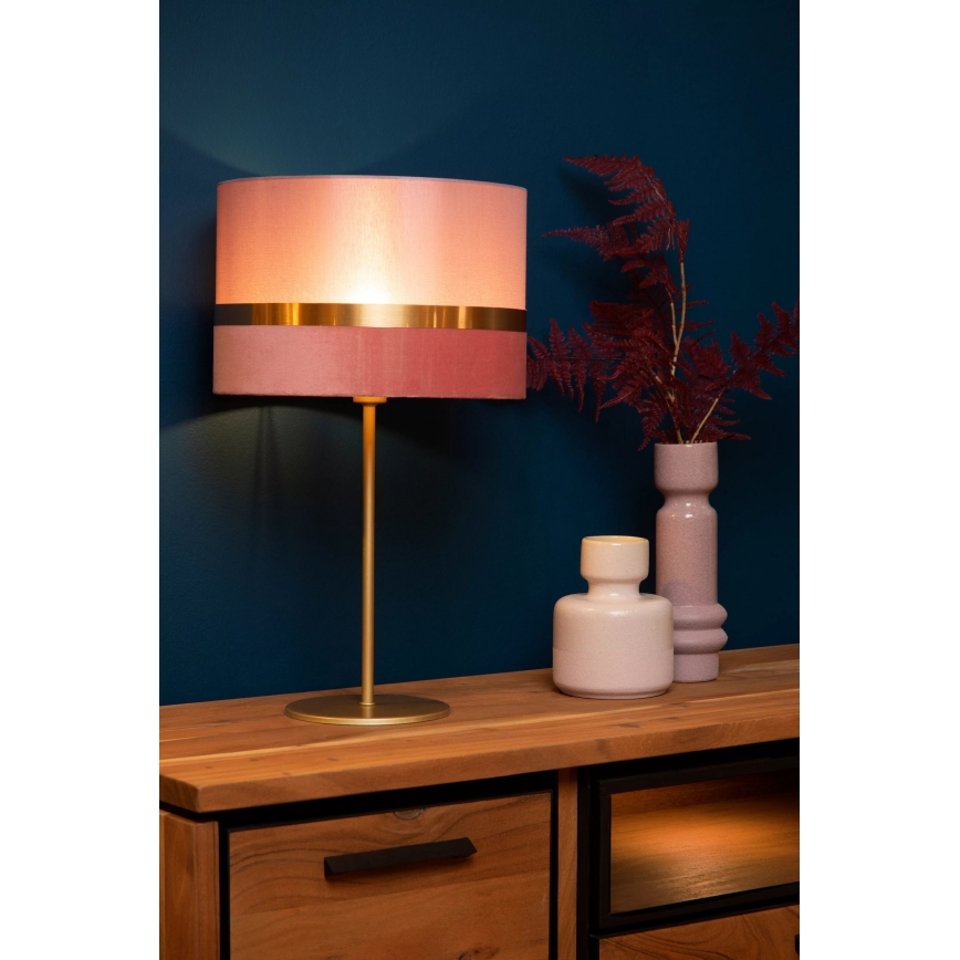 Lucide 10509/81/66 - Bordslampa EXTRAVAGANZA TUSSE 1xE14/40W/230V rosa
