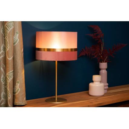 Lucide 10509/81/66 - Bordslampa EXTRAVAGANZA TUSSE 1xE14/40W/230V rosa