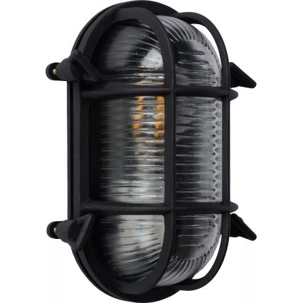 Lucide 11891/20/30 - Vägglampa för utomhusbruk DUDLEY 1xE27/40W/230V IP65 svart