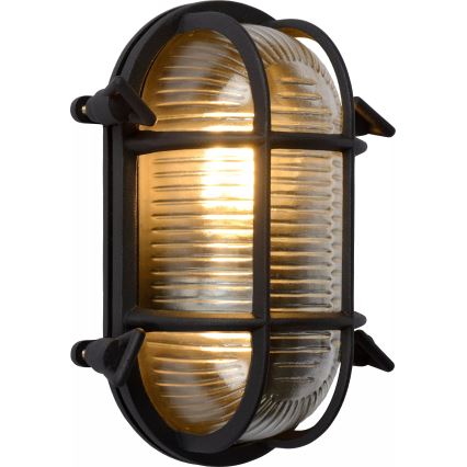Lucide 11891/20/30 - Vägglampa för utomhusbruk DUDLEY 1xE27/40W/230V IP65 svart