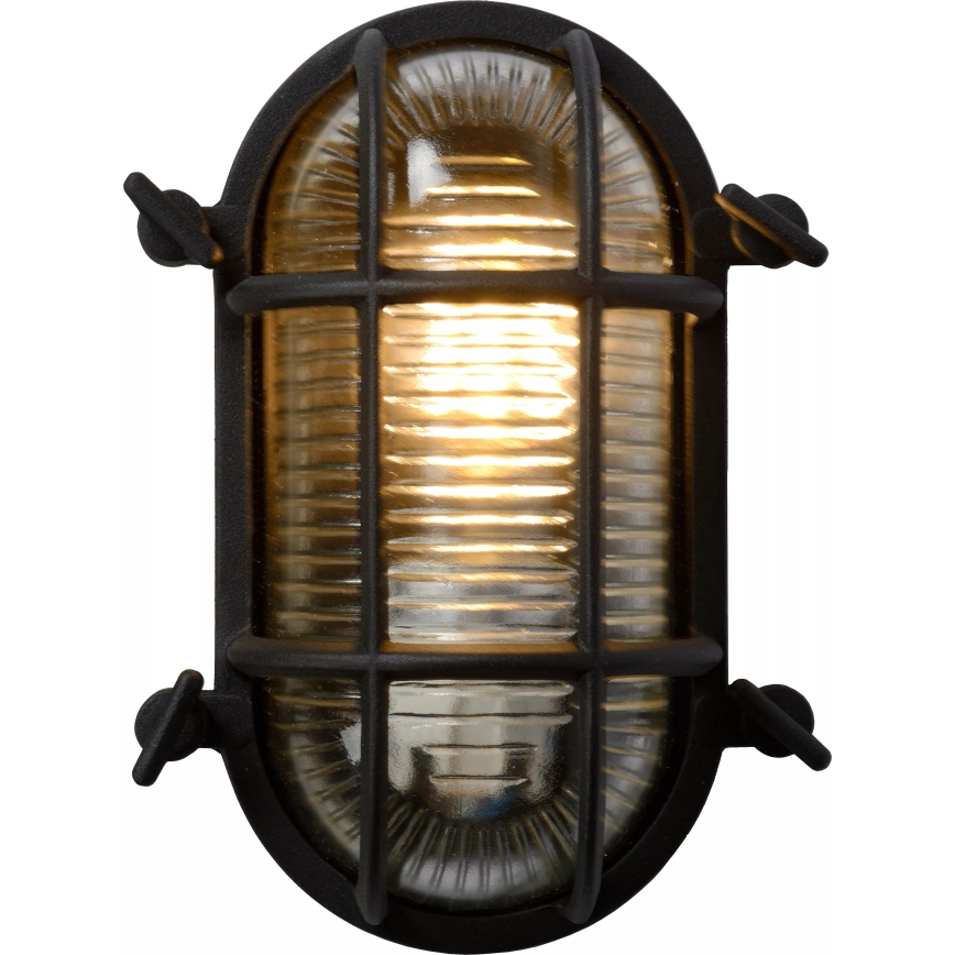 Lucide 11891/20/30 - Vägglampa för utomhusbruk DUDLEY 1xE27/40W/230V IP65 svart