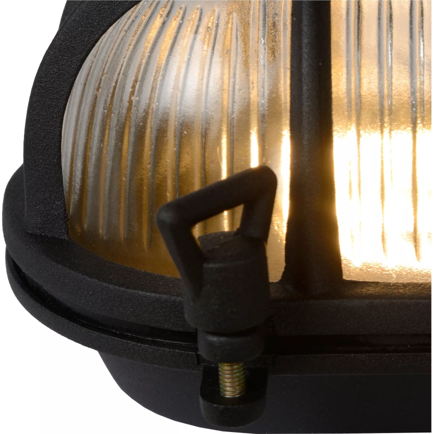 Lucide 11891/20/30 - Vägglampa för utomhusbruk DUDLEY 1xE27/40W/230V IP65 svart