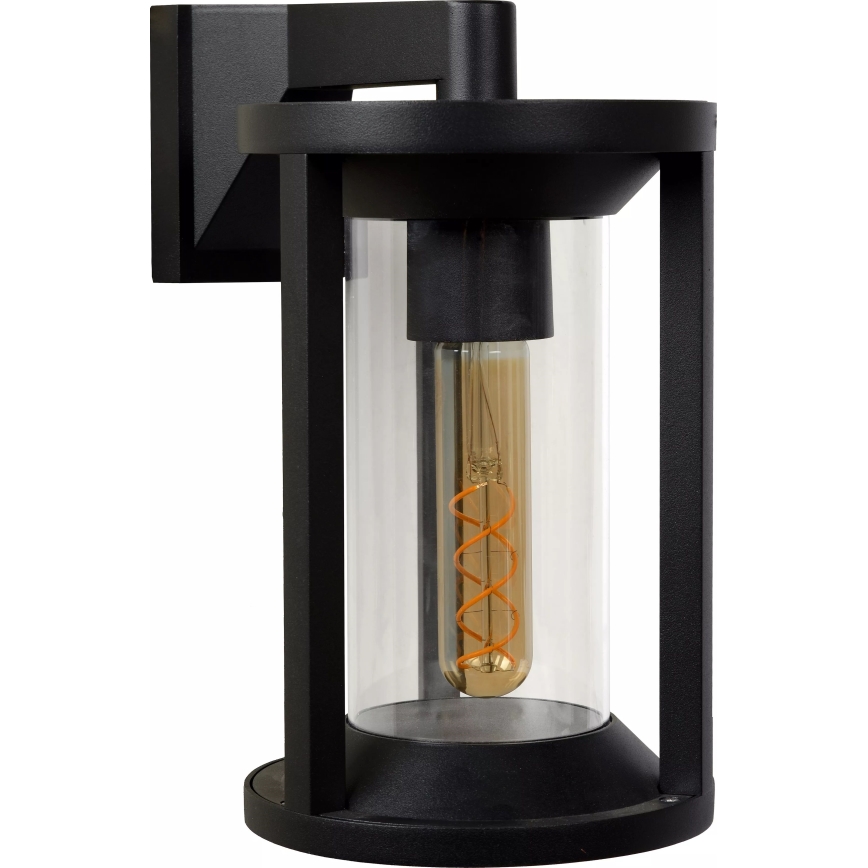 Lucide 15803/01/30 - Vägglampa för utomhusbruk CADIX 1xE27/15W/230V IP65 svart