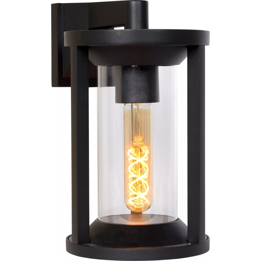 Lucide 15803/01/30 - Vägglampa för utomhusbruk CADIX 1xE27/15W/230V IP65 svart