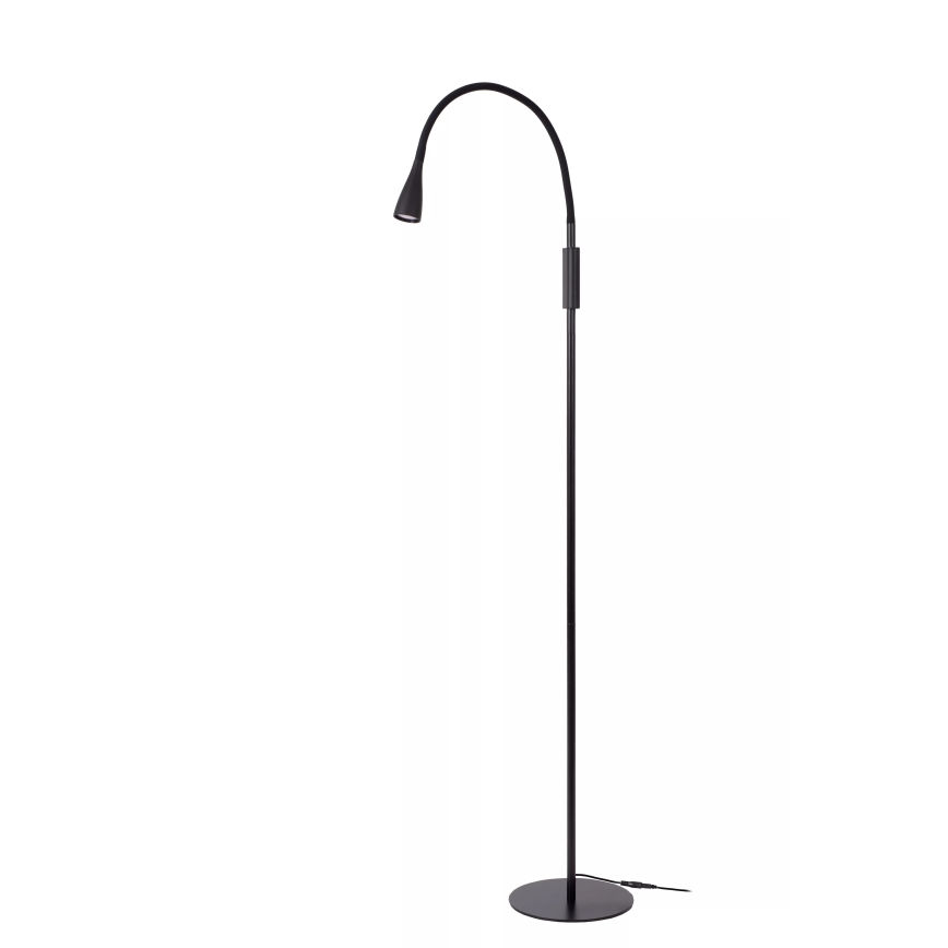 Lucide 18756/03/30 - LED Ljusreglerad flexibel beröring golvlampa ZOZY LED/4W/230V svart