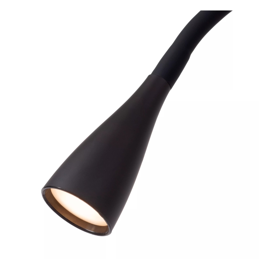 Lucide 18756/03/30 - LED Ljusreglerad flexibel beröring golvlampa ZOZY LED/4W/230V svart