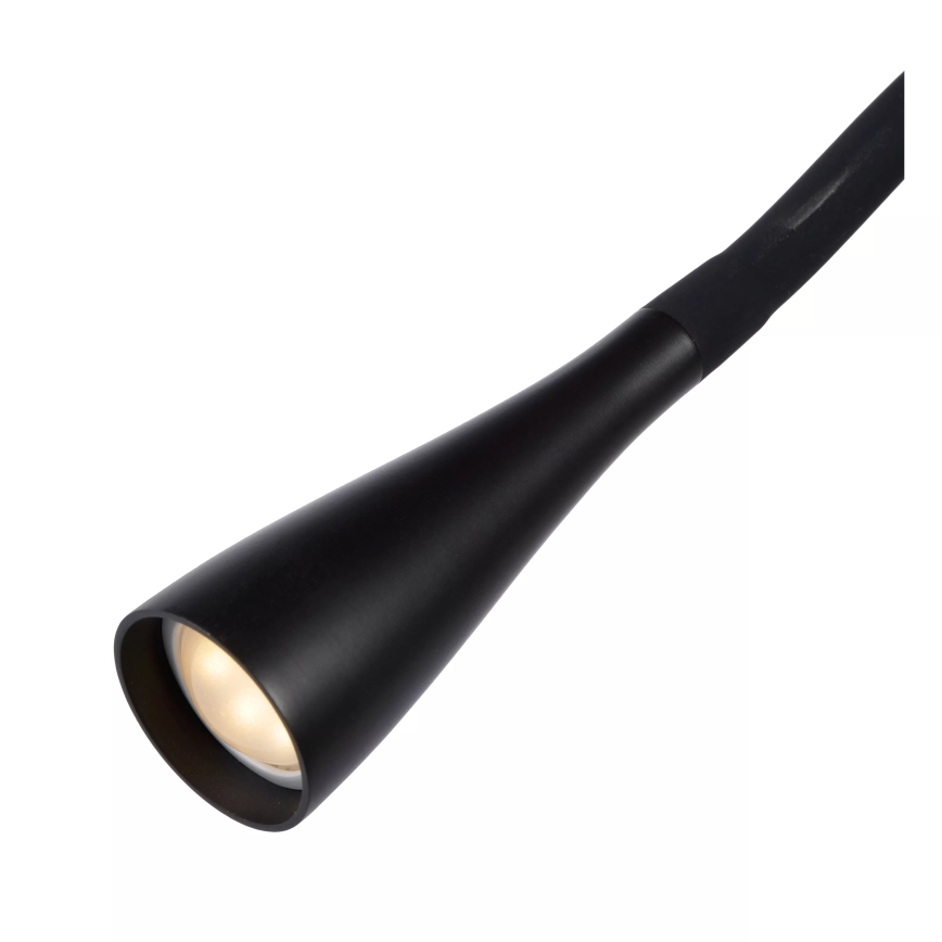 Lucide 18756/03/30 - LED Ljusreglerad flexibel beröring golvlampa ZOZY LED/4W/230V svart
