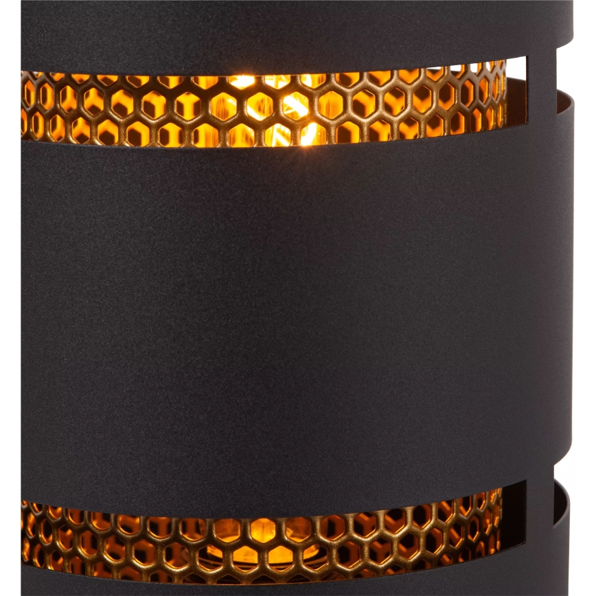 Lucide 21533/01/30 - Bordslampa ROSAS 1xE27/40W/230V svart