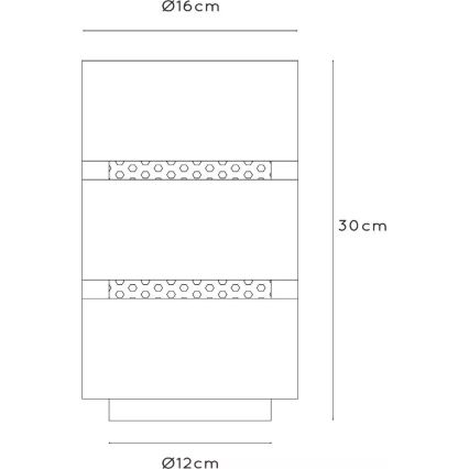 Lucide 21533/01/30 - Bordslampa ROSAS 1xE27/40W/230V svart